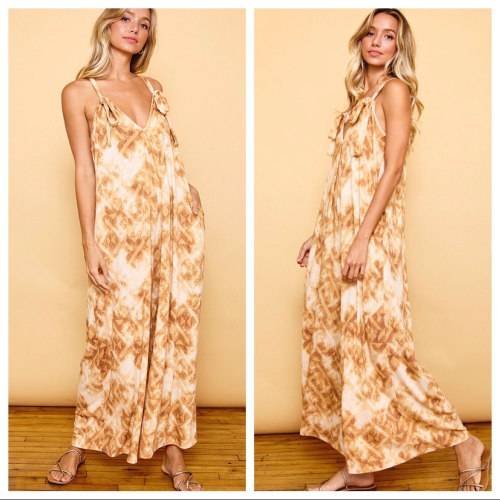 22 Most Fabulous Tie Dye Wide Leg Jumpsuit - Picture 4 of 5